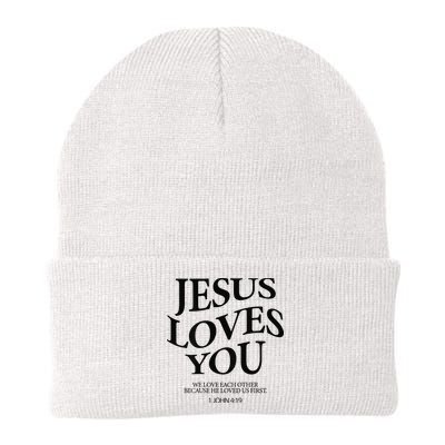 Jesus Loves You We Love Each Other Beanie