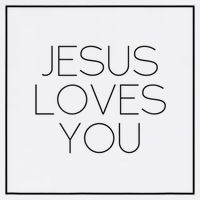 Jesus Loves You Flat Bill Trucker Hat