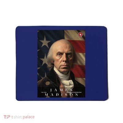 James Madison 4th President Of The United States Portrait Mousepad
