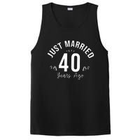 Just Married 40 Years Ago Husband And Wife PosiCharge Competitor Tank