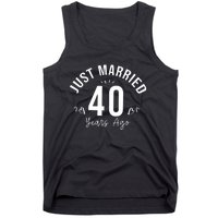 Just Married 40 Years Ago Husband And Wife Tank Top