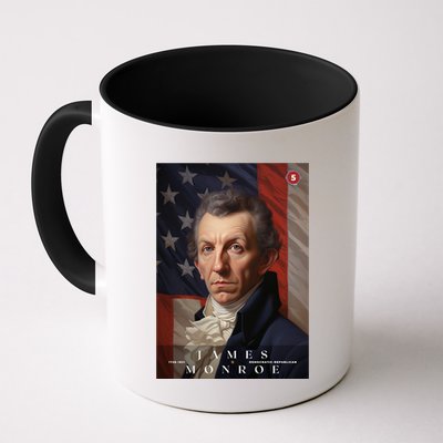 James Monroe 5th President Of The United States Portrait Mug