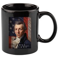 James Monroe 5th President Of The United States Portrait 11oz C Handle Ceramic Mug