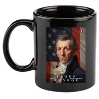 James Monroe 5th President Of The United States Portrait 11oz C Handle Ceramic Mug
