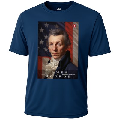 James Monroe 5th President Of The United States Portrait Performance Shirt