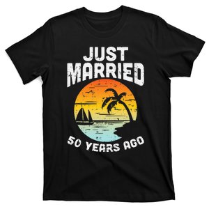 Just Married 50 Years Ago Anniversary Cruise T-Shirt