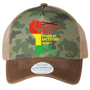 Juneteenth My Ancestors Free Black African Flag Pride Fist Legacy Tie Dye Trucker Hat