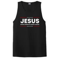 Jesus Make America Godly Again Patriotic Christian Faith USA PosiCharge Competitor Tank