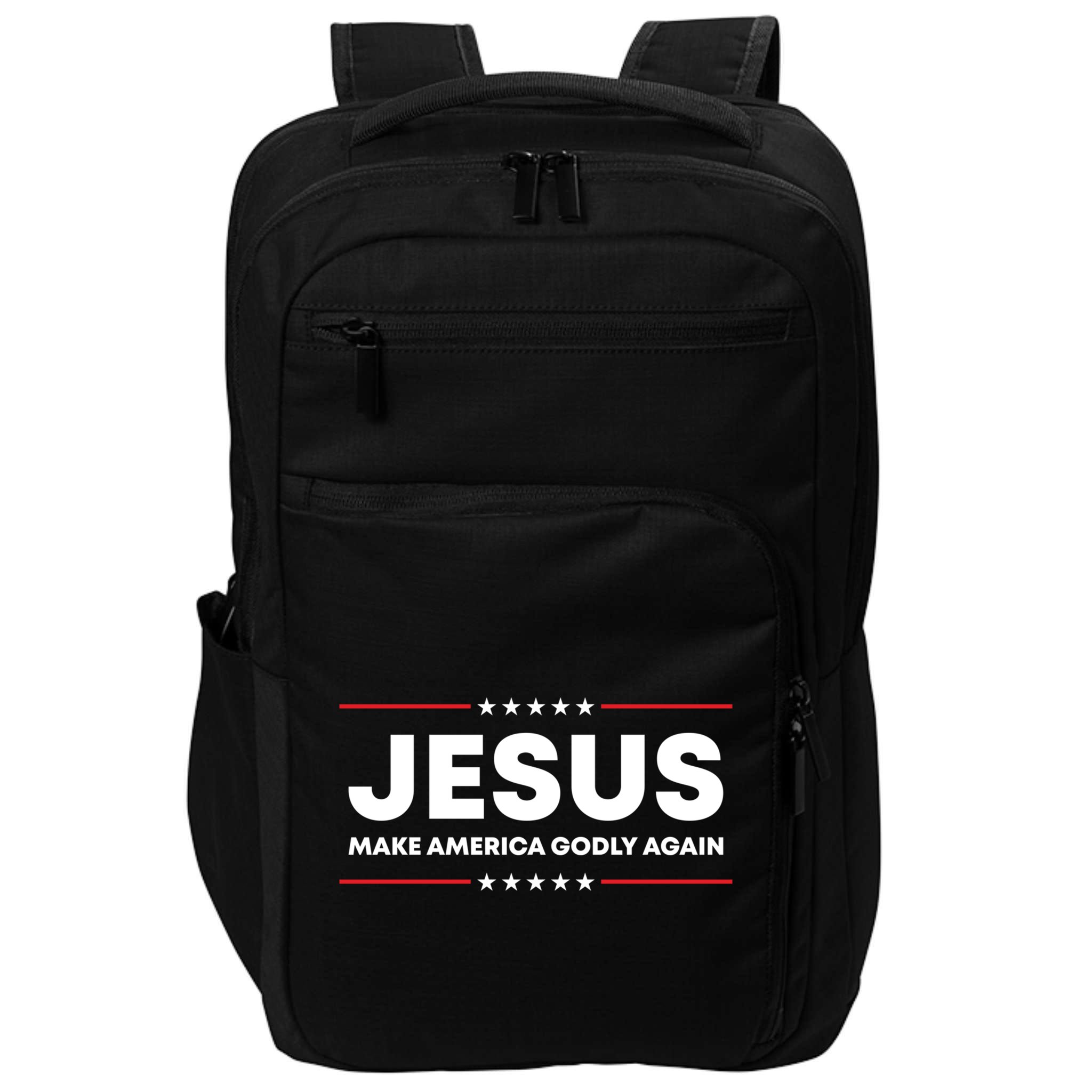 Jesus Make America Godly Again Patriotic Christian Faith Usa Gift Impact Tech Backpack