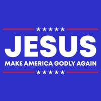Jesus Make America Godly Again Patriotic Christian Faith Usa Gift Zip Tote Bag