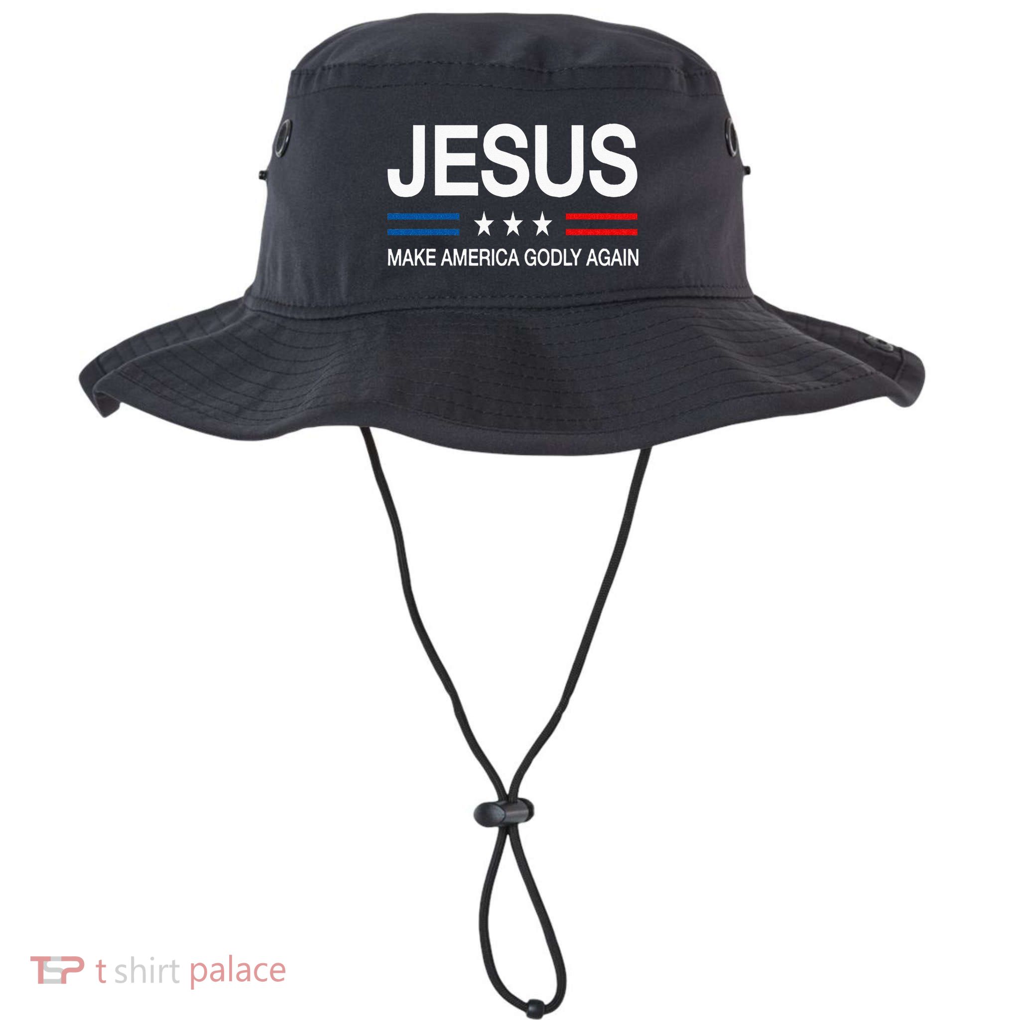 Jesus Make America Godly Again Christian Patriot God Faith Bucket Hat
