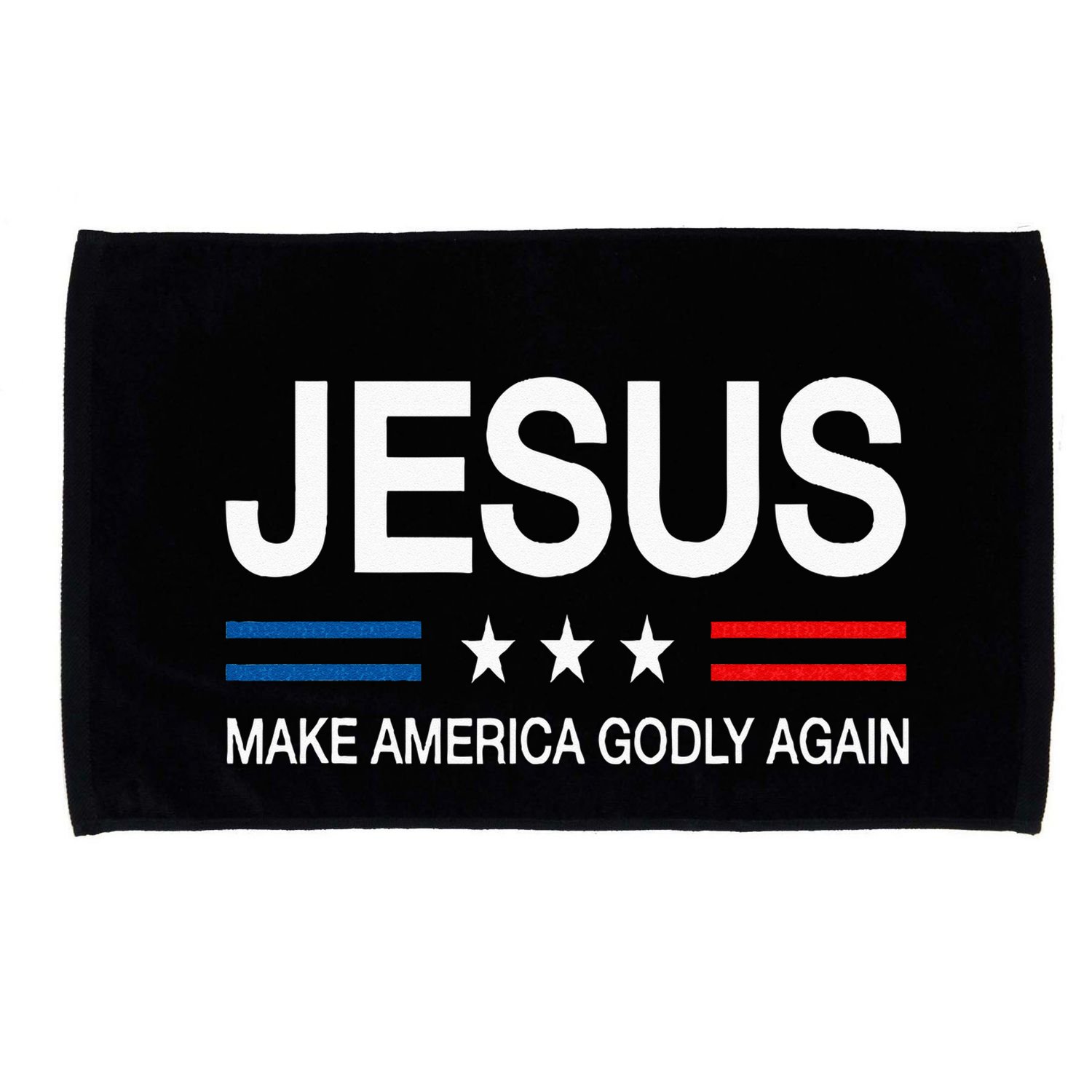 Jesus Make America Godly Again Christian Patriot God Faith Microfiber Hand Towel