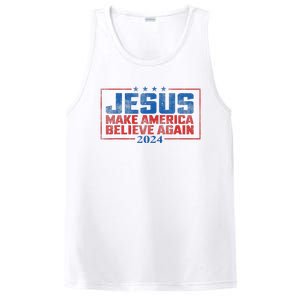 Jesus Make America Believe Again 2024 PosiCharge Competitor Tank