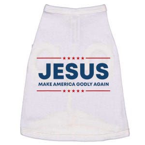 Jesus Make America Godly Again Christian Us Patriot American Doggie Tank