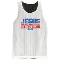 Jesus Make America Believe Again 2024 Election Mesh Reversible Basketball Jersey Tank