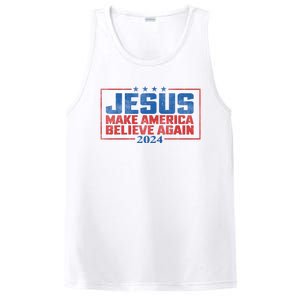 Jesus Make America Believe Again 2024 Election PosiCharge Competitor Tank