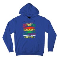 Juneteenth My Ancestors Free Black African Flag Pride Fist Gift Hoodie