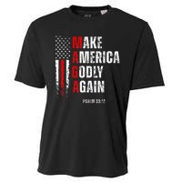 Jesus Make America Godly Again American Patriot Christian Cooling Performance Crew T-Shirt