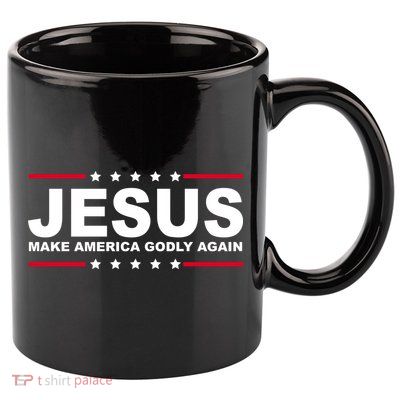 Jesus Make America Godly Again 11oz C Handle Ceramic Mug