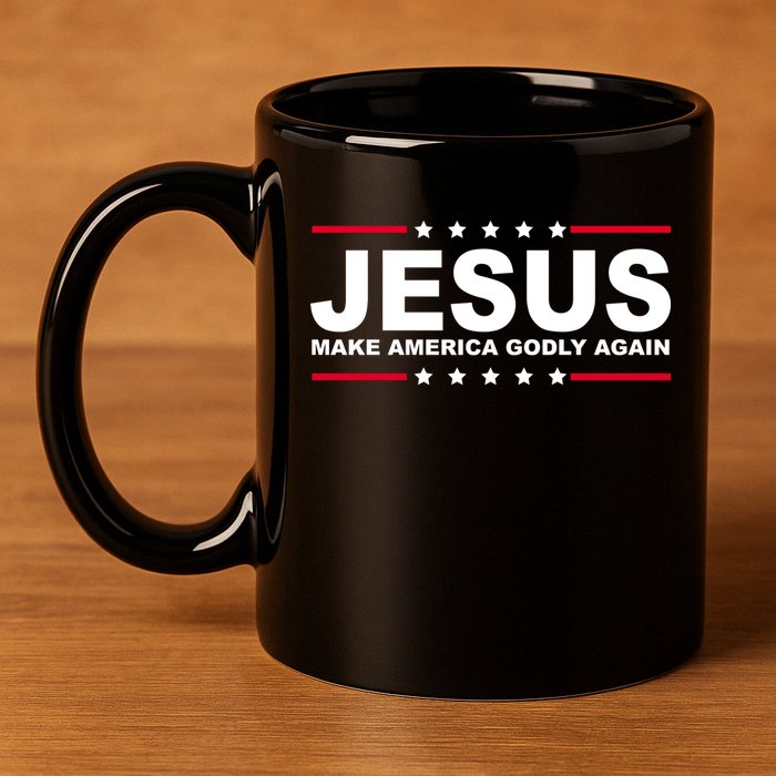 Jesus Make America Godly Again 11oz C Handle Ceramic Mug