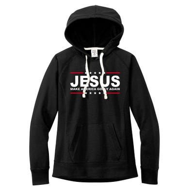 Jesus Make America Godly Again Women's Fleece Hoodie