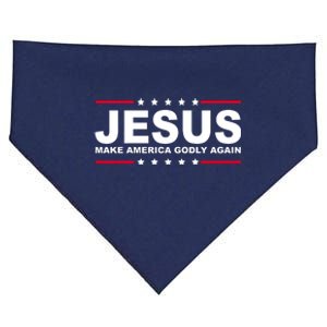 Jesus Make America Godly Again USA-Made Doggie Bandana