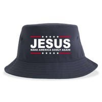 Jesus Make America Godly Again Sustainable Bucket Hat
