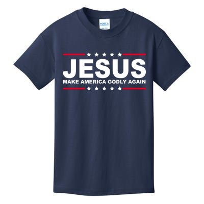 Jesus Make America Godly Again Kids T-Shirt