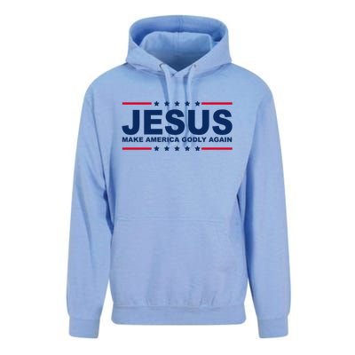 Jesus Make America Godly Again Unisex Surf Hoodie