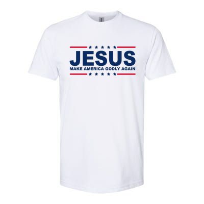 Jesus Make America Godly Again Softstyle CVC T-Shirt