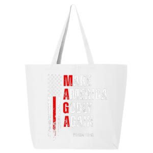 Jesus Make America Godly Again American Patriot Christian 25L Jumbo Tote