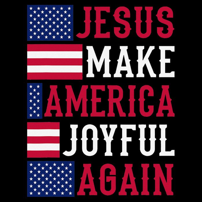 Jesus Make America Joyful Again - American Flag - Christian 16 in Basic Backpack