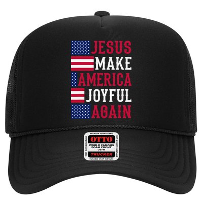 Jesus Make America Joyful Again - American Flag - Christian Hat