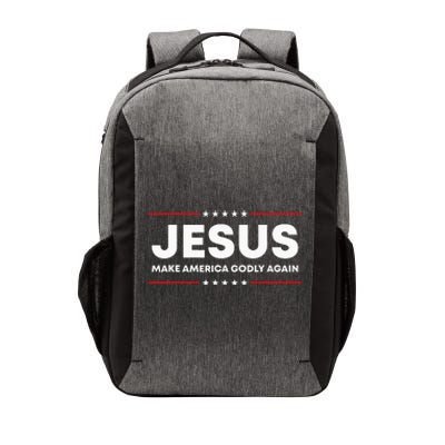 Jesus Make America Godly Again Patriotic Christian Faith USA Vector Backpack