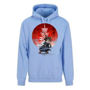 Japanese Martial Art Warrior Kendo Cat Unisex Surf Hoodie