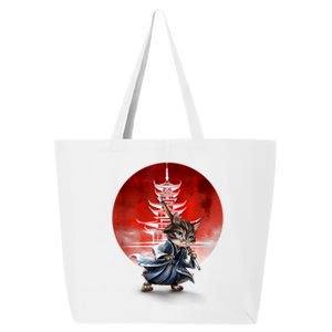 Japanese Martial Art Warrior Kendo Cat 25L Jumbo Tote