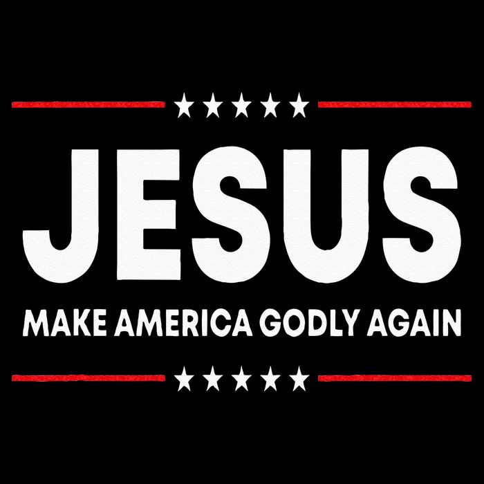 Jesus Make America Godly Again Patriotic Christian Faith USA 16 in Basic Backpack