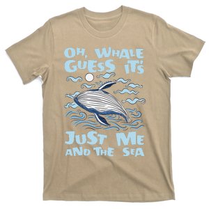 Just Me And The Sea Blue Beluga Cetacea Whale Watching T-Shirt