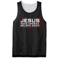 Jesus Make America Believe Again 2024 Mesh Reversible Basketball Jersey Tank