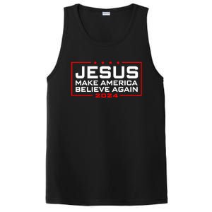 Jesus Make America Believe Again 2024 PosiCharge Competitor Tank