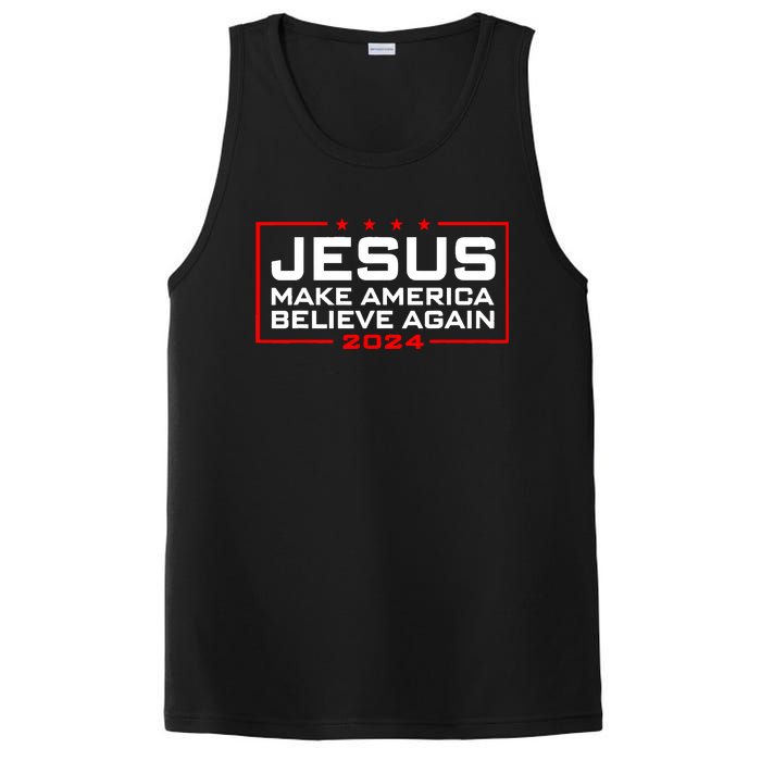 Jesus Make America Believe Again 2024 PosiCharge Competitor Tank