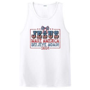 Jesus Make America Believe Again 2024 PosiCharge Competitor Tank