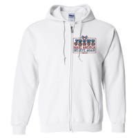 Jesus Make America Believe Again 2024 Full Zip Hoodie