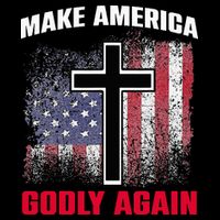 Jesus Make America Godly Again American Patriot Christian 16 in Basic Backpack