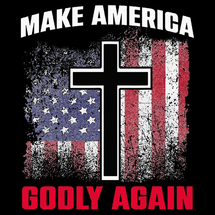 Jesus Make America Godly Again American Patriot Christian 16 in Basic Backpack