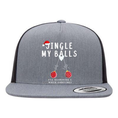 Jingle My Balls White Christmas  Flat Bill Trucker Hat