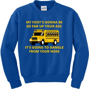 Jackie Miller Bus Driver Angry Bus Driver Kids Sweatshirt