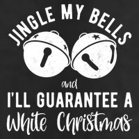 Jingle My Bells And Ill Guarantee A White Christmas Funny Golf Towel