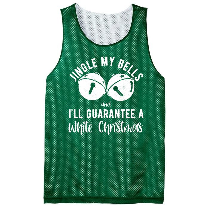 Jingle My Bells And Ill Guarantee A White Christmas Funny Mesh Reversible Basketball Jersey Tank