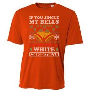 Jingle My Bells Funny Adult Christmas Gift Cooling Performance Crew T-Shirt